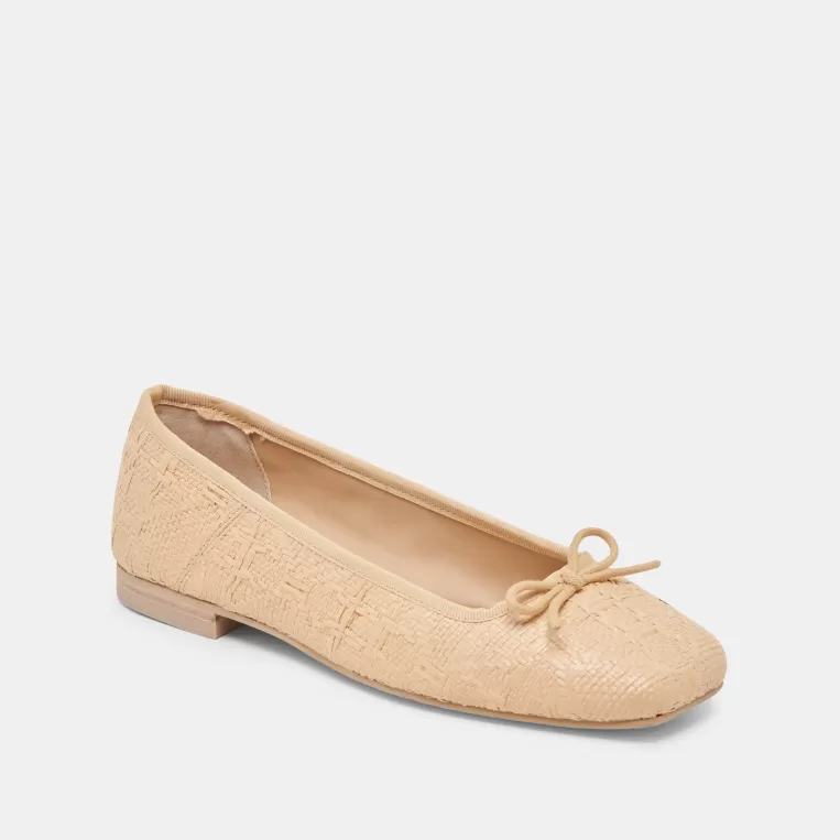 Dolce Vita Ballet Flats | Flats & Loafers^ANISA BALLET FLATS LT NATURAL WOVEN RAFFIA