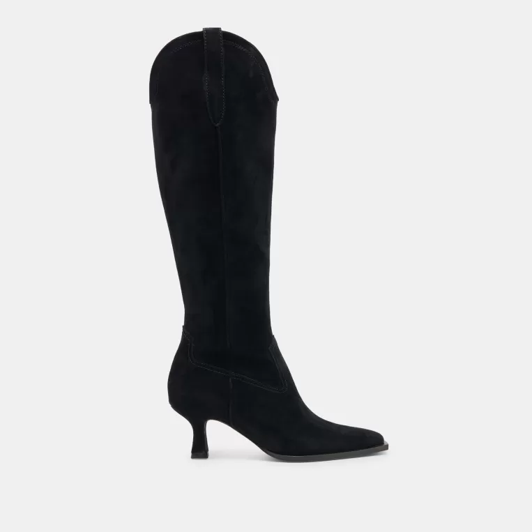 Dolce Vita Western Inspired | Tall Boots^ARIANA WIDE CALF BOOTS ONYX SUEDE