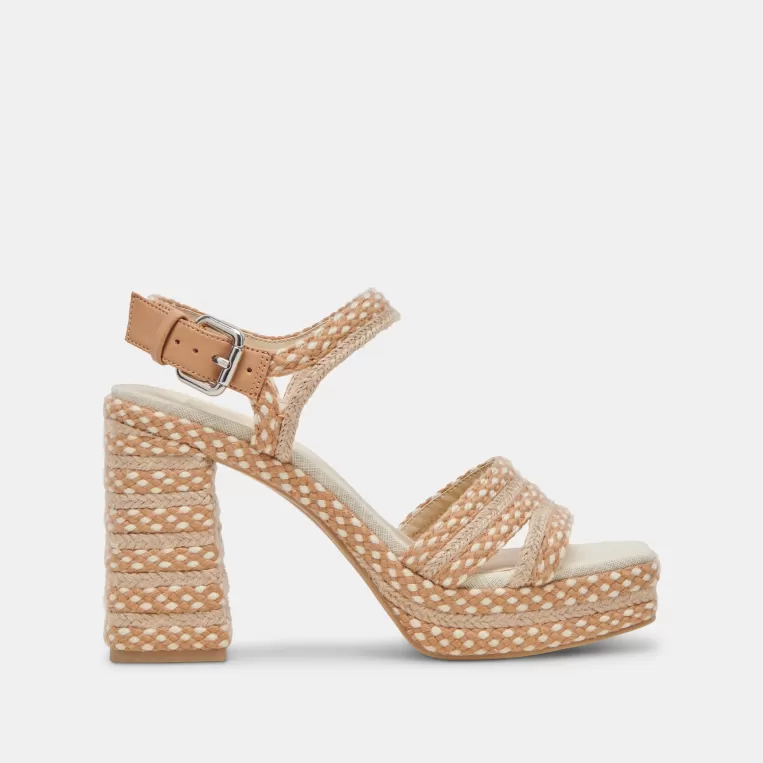 Dolce Vita Heels^ARNELA HEELS NATURAL MULTI WOVEN