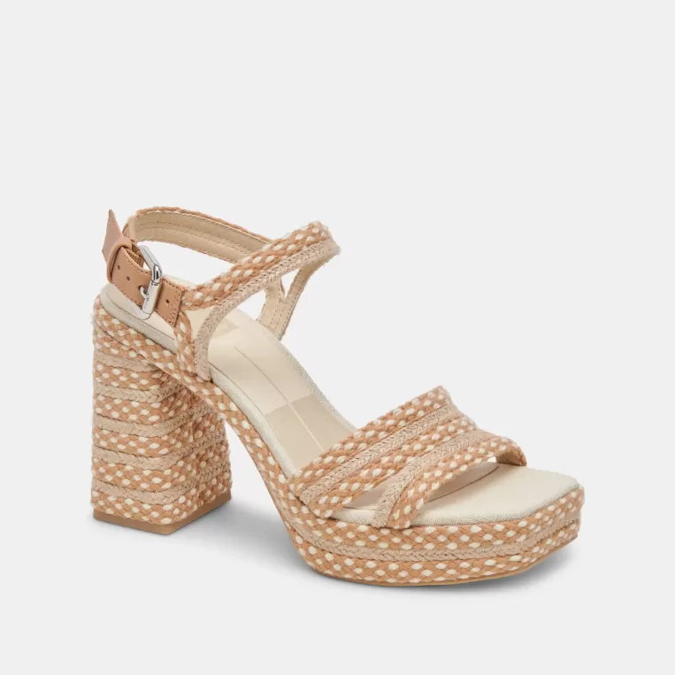 Dolce Vita Heels^ARNELA HEELS NATURAL MULTI WOVEN