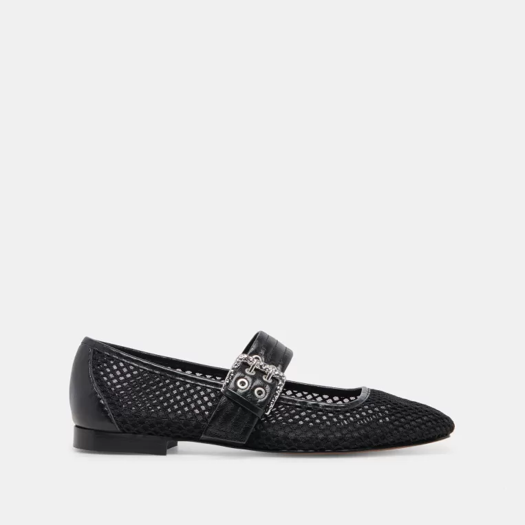 Dolce Vita Mary Janes | Ballet Flats^ARORA BALLET FLATS ONYX WOVEN MESH