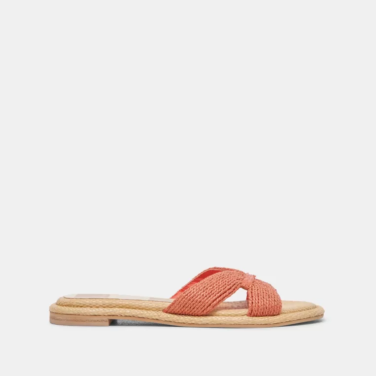 Dolce Vita Wide Widths | Sandals^ATOMIC WIDE SANDALS PERSIMMON RAFFIA