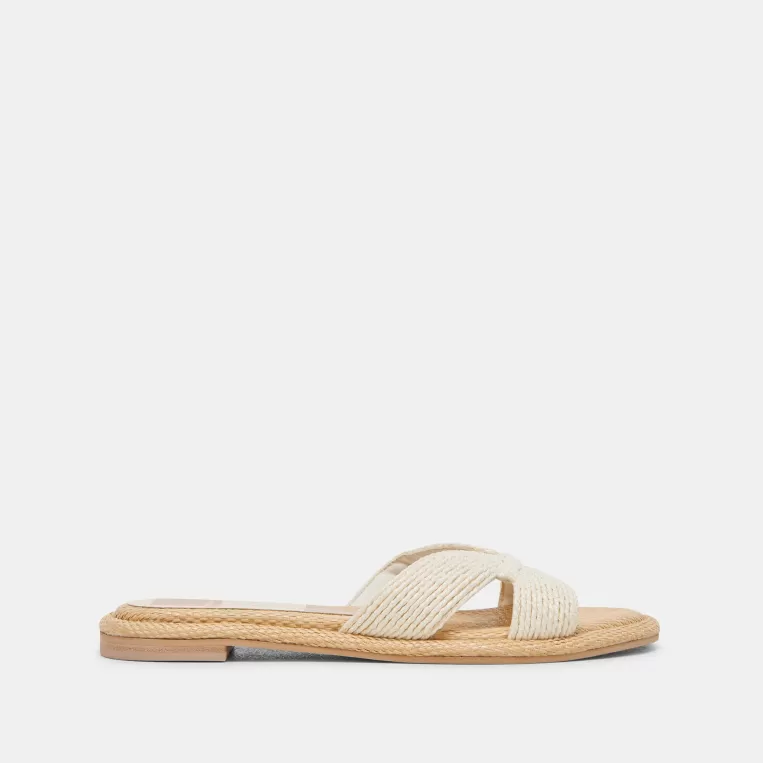 Dolce Vita Wide Widths | Sandals^ATOMIC WIDE SANDALS WHITE RAFFIA