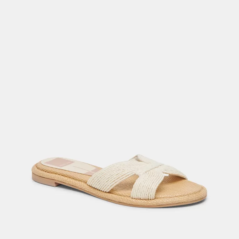 Dolce Vita Wide Widths | Sandals^ATOMIC WIDE SANDALS WHITE RAFFIA