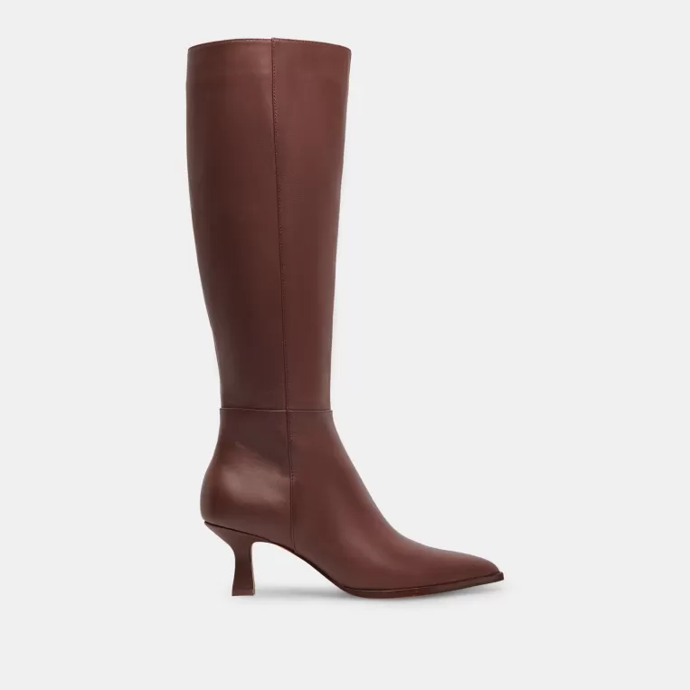 Dolce Vita Tall Boots | Extended Sizing^AUGGIE BOOTS CHOCOLATE LEATHER