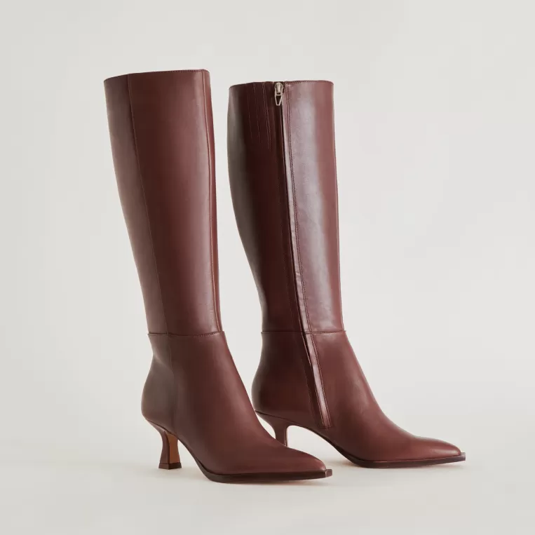 Dolce Vita Tall Boots | Extra Wide Calf^AUGGIE EXTRA WIDE CALF BOOTS CHOCOLATE LEATHER