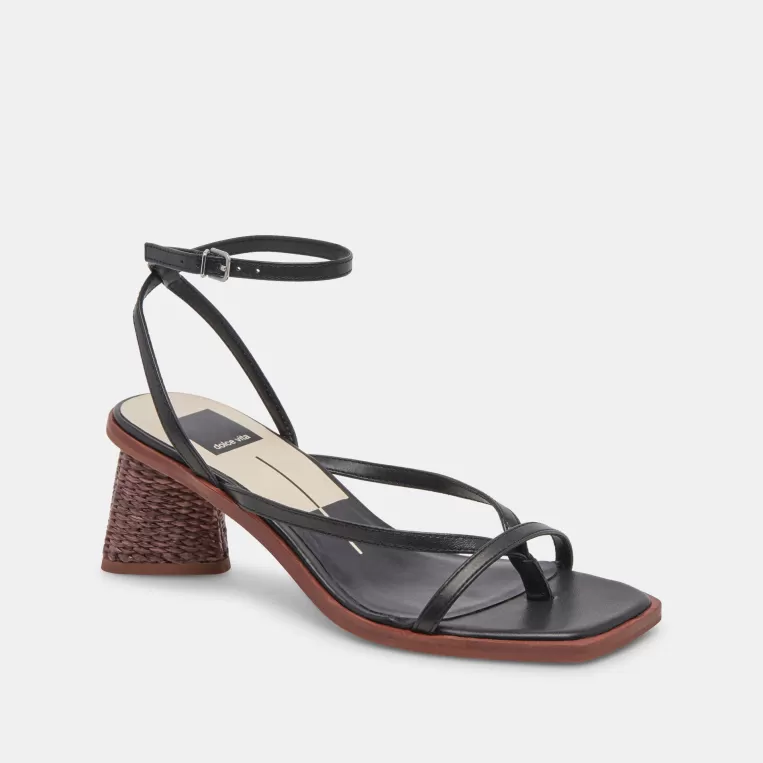 Dolce Vita Wide Widths | Sandals^BANITA WIDE SANDALS BLACK LEATHER