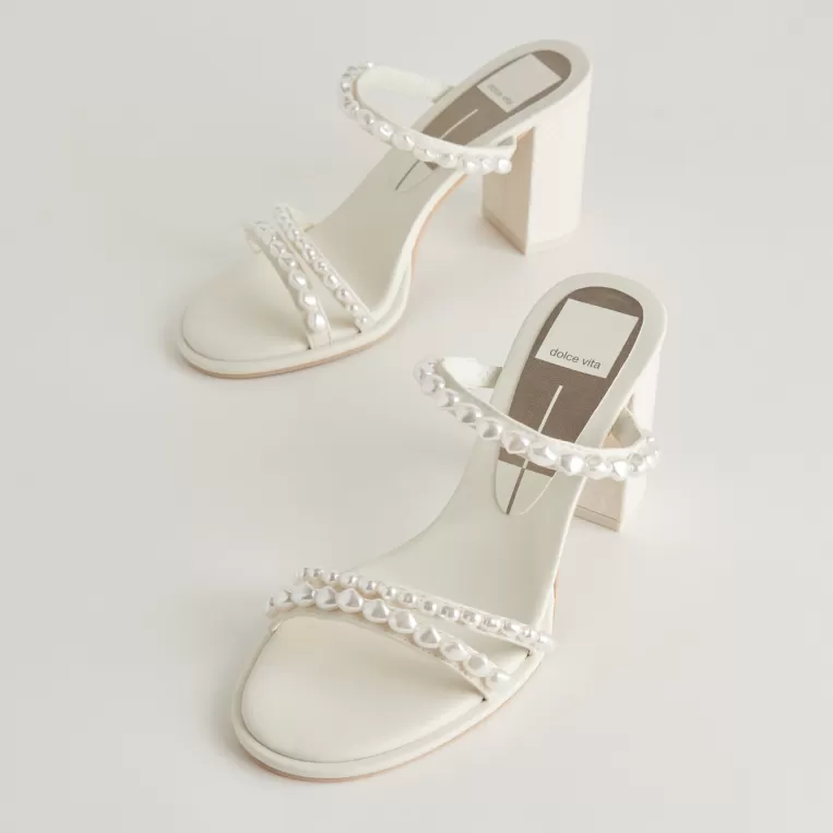 Dolce Vita Heels^BARRIT PEARL HEELS VANILLA PEARLS