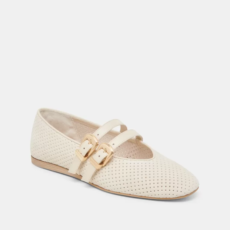 Dolce Vita Ballet Flats | Flats & Loafers^BAYLEE BALLET FLATS BONE PERFORATED SUEDE