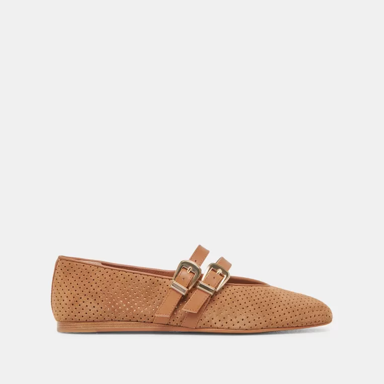 Dolce Vita Ballet Flats | Flats & Loafers^BAYLEE BALLET FLATS PECAN PERFORATED SUEDE