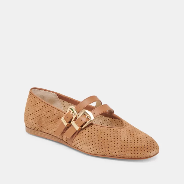 Dolce Vita Ballet Flats | Flats & Loafers^BAYLEE BALLET FLATS PECAN PERFORATED SUEDE