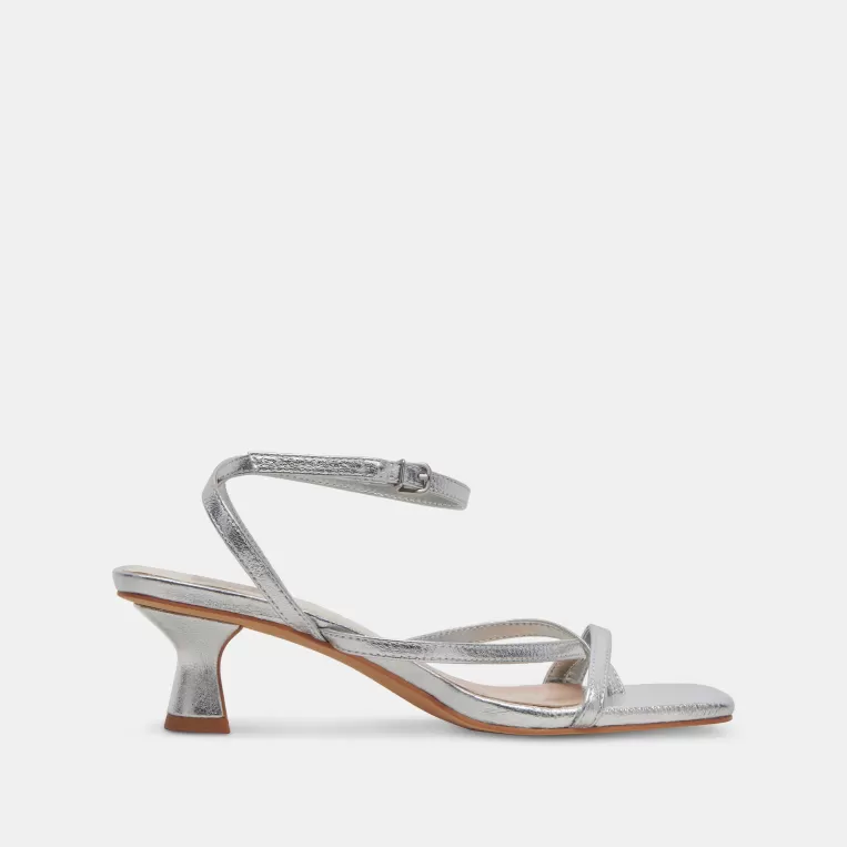 Dolce Vita Sandals | Heels^BAYLOR HEELS SILVER METALLIC LEATHER