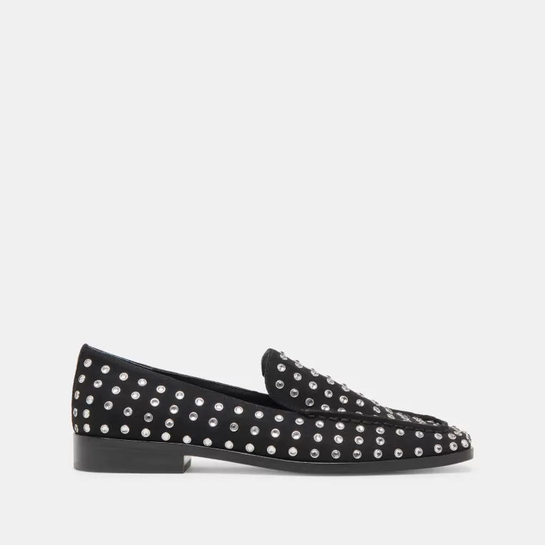 Dolce Vita Flats & Loafers^BENY CRYSTAL STUD FLATS BLACK CRYSTAL