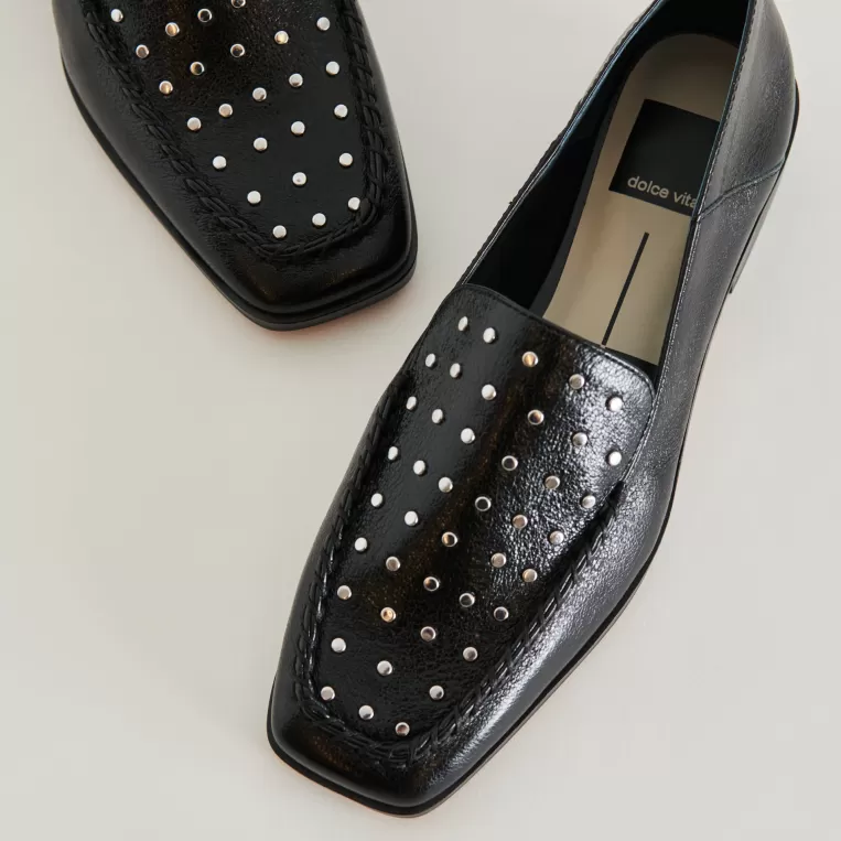 Dolce Vita Flats & Loafers^BENY FLATS BLACK STUDDED LEATHER