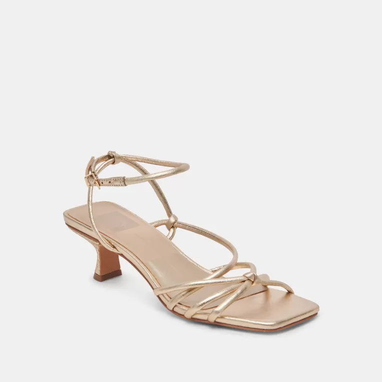 Dolce Vita Wide Widths | Sandals^BEV WIDE HEELS GOLD METALLIC LEATHER