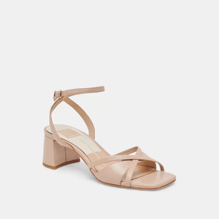 Dolce Vita Heels^BLAKLY HEELS BEIGE CRINKLE PATENT