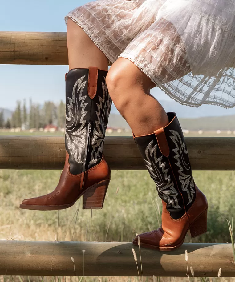 Dolce Vita Western Inspired | Tall Boots^BLANCH BOOTS BROWN BLACK LEATHER