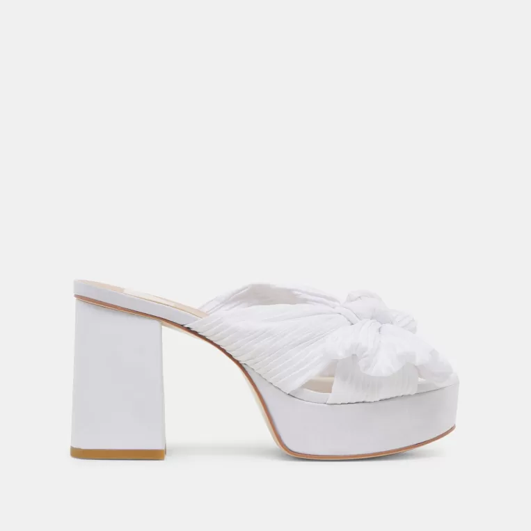 Dolce Vita Heels^BLARE HEELS WHITE SATIN