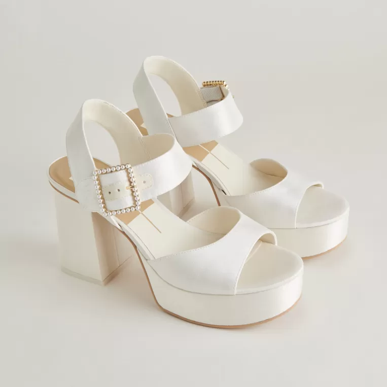 Dolce Vita Extended Sizing | Heels^BOBBY PEARL HEELS WHITE PEARLS