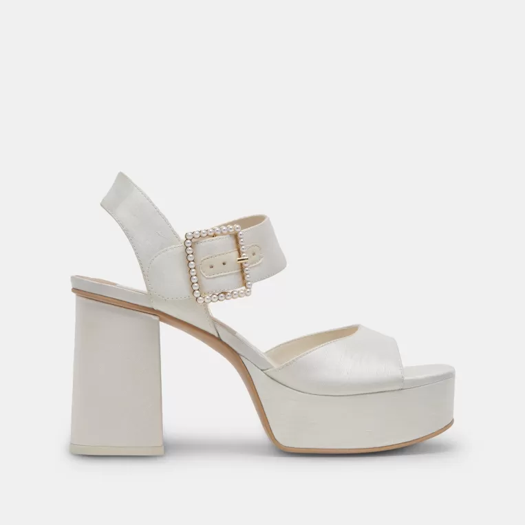 Dolce Vita Extended Sizing | Heels^BOBBY PEARL HEELS WHITE PEARLS