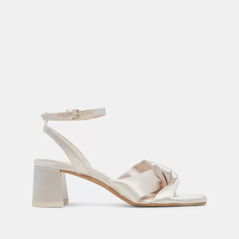 Dolce Vita Heels^BRENNA HEELS IVORY SATIN