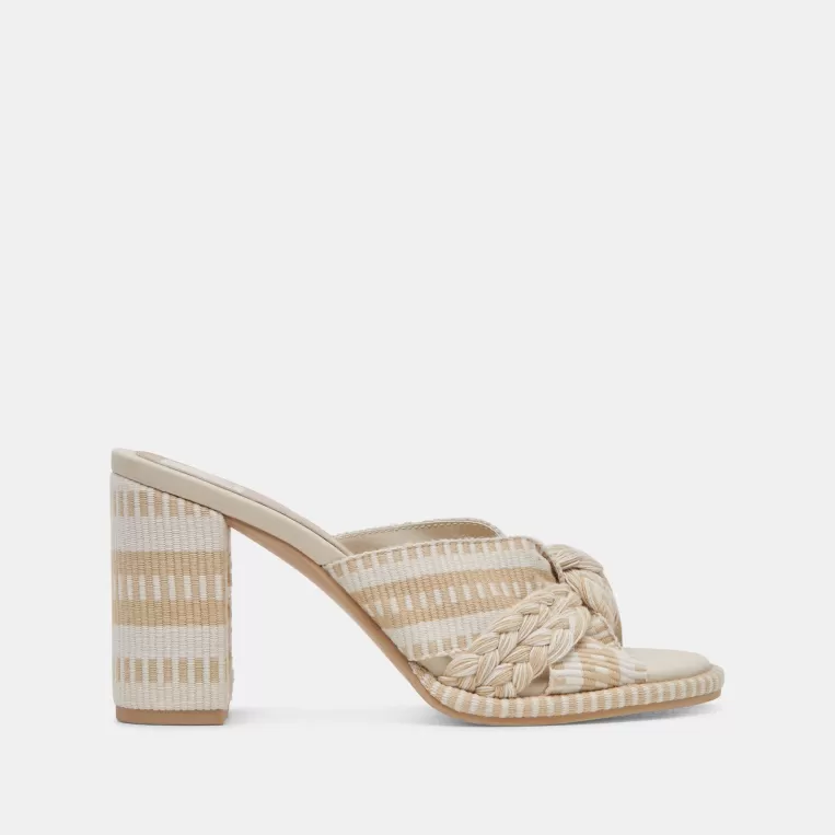 Dolce Vita Heels^BRILAH HEELS NATURAL MULTI WOVEN