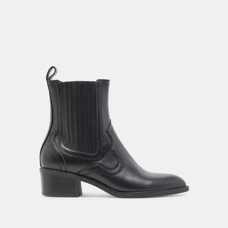 Dolce Vita Wide Widths^BRYLEE H2O WIDE BOOTIES BLACK LEATHER