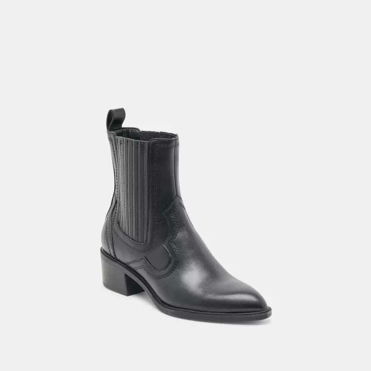 Dolce Vita Wide Widths^BRYLEE H2O WIDE BOOTIES BLACK LEATHER