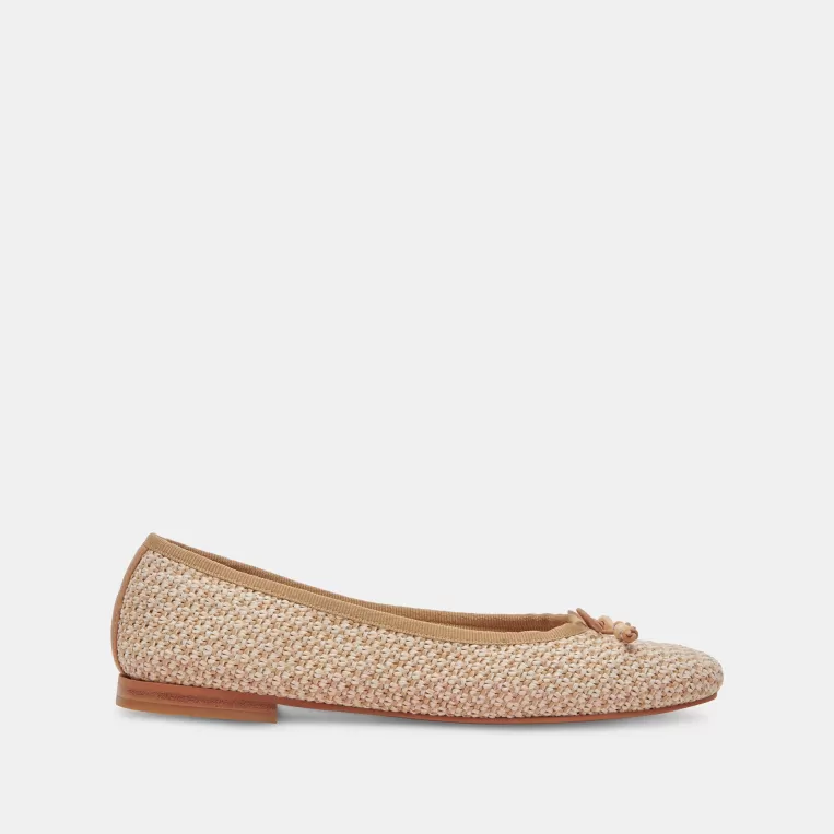 Dolce Vita Ballet Flats | Flats & Loafers^CACY BALLET FLATS WHITE NATURAL RAFFIA