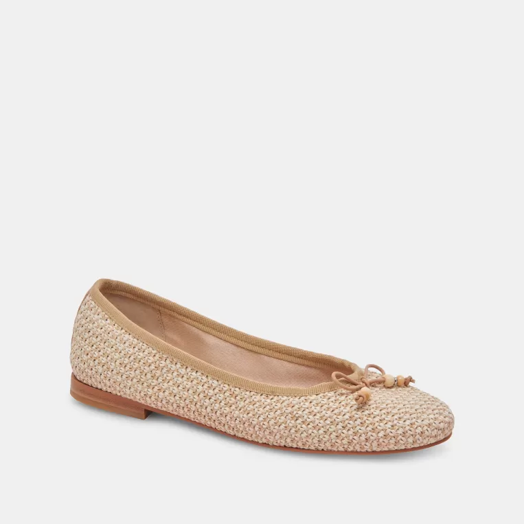 Dolce Vita Ballet Flats | Flats & Loafers^CACY BALLET FLATS WHITE NATURAL RAFFIA