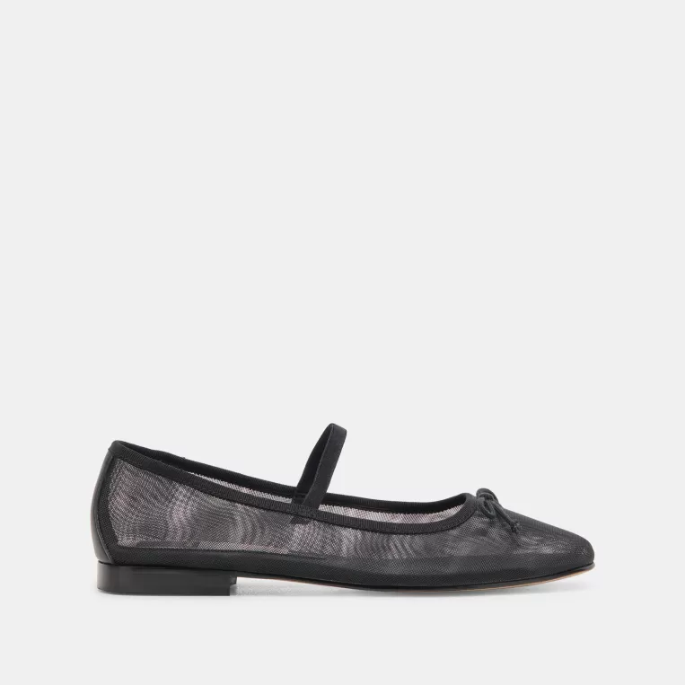 Dolce Vita Mary Janes | Ballet Flats^CADEL BALLET FLATS ONYX MESH