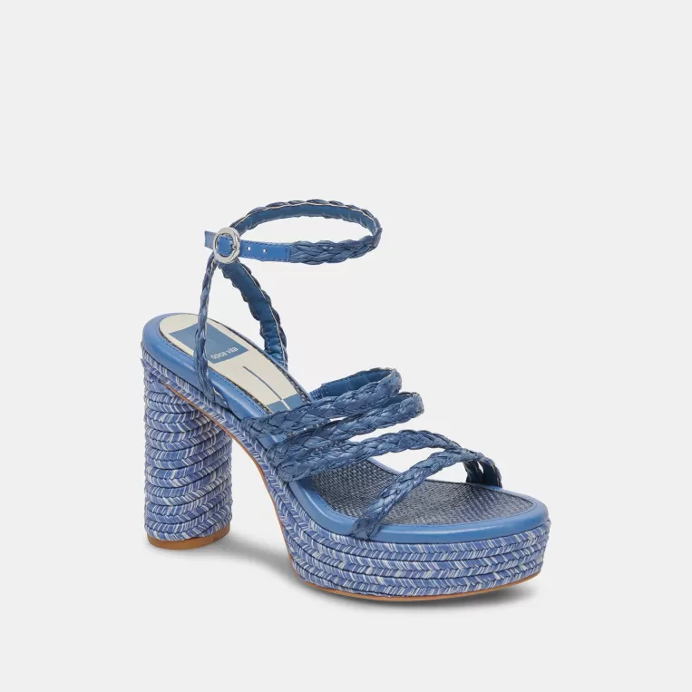 Dolce Vita Heels^CATINA HEELS BLUE RAFFIA