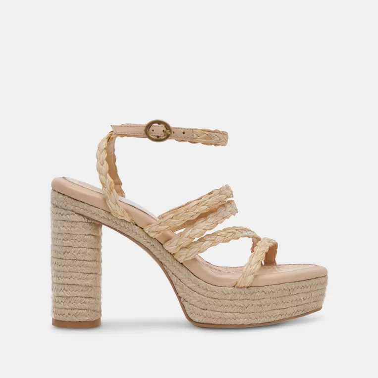 Dolce Vita Heels^CATINA HEELS LT NATURAL RAFFIA