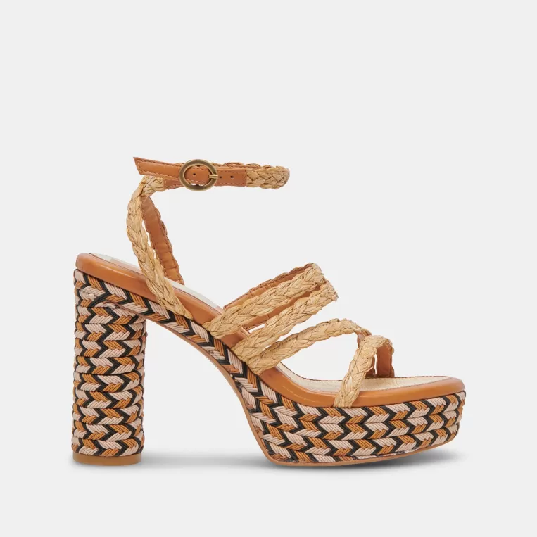 Dolce Vita Heels^CATINA HEELS TAN RAFFIA