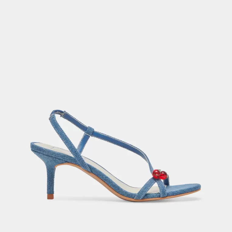 Dolce Vita Heels^CERISE HEELS BLUE DENIM