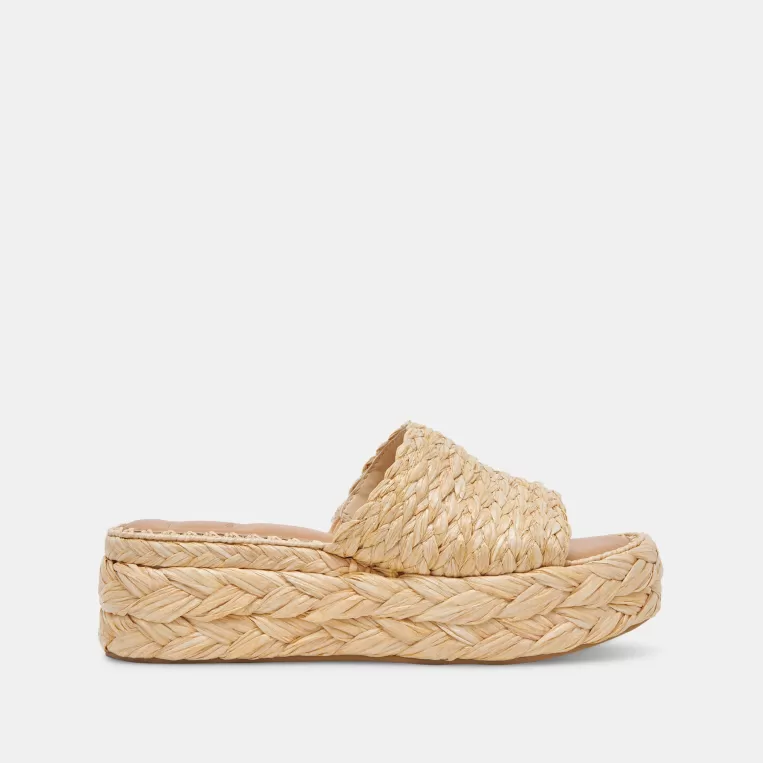 Dolce Vita Extended Sizing | Sandals^CHAVI SANDALS LT NATURAL RAFFIA