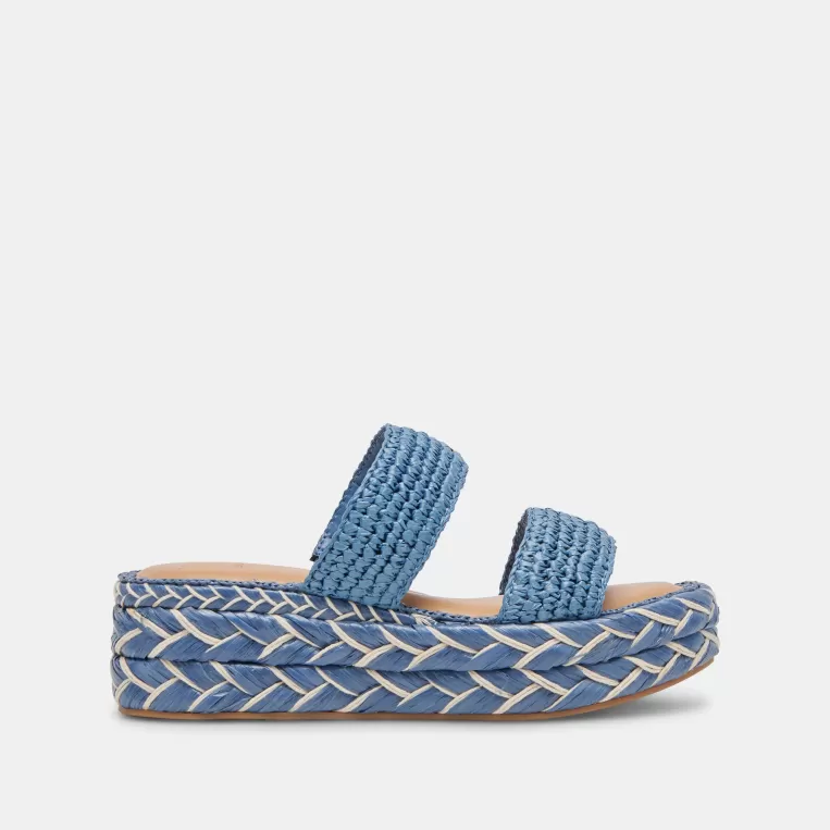 Dolce Vita Sandals^CORLA SANDALS BLUE RAFFIA