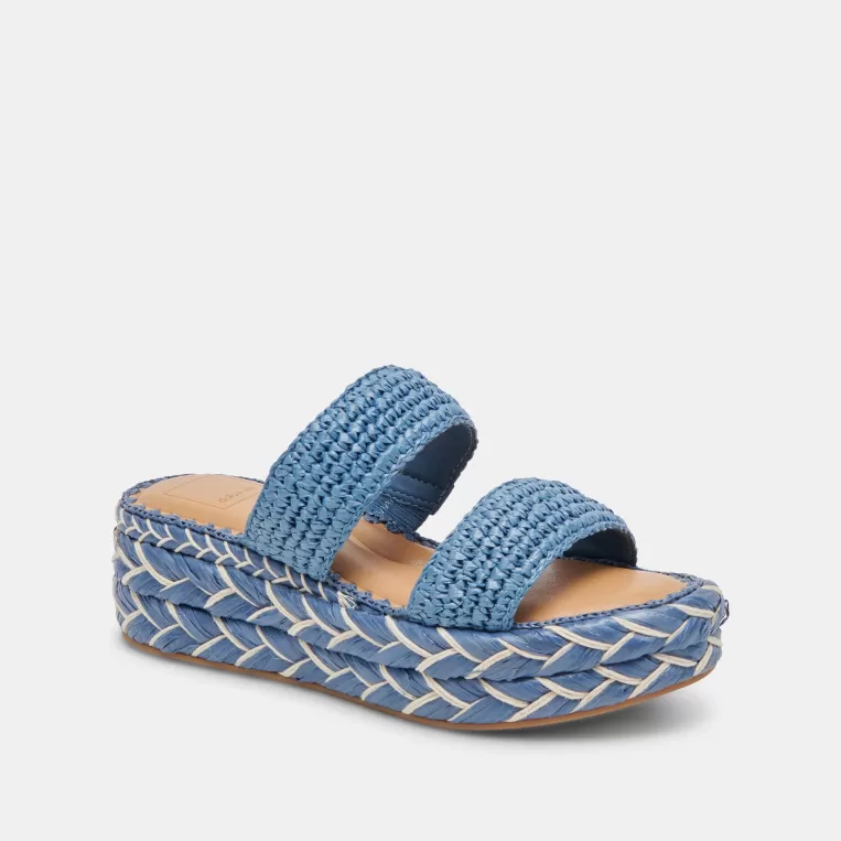 Dolce Vita Sandals^CORLA SANDALS BLUE RAFFIA