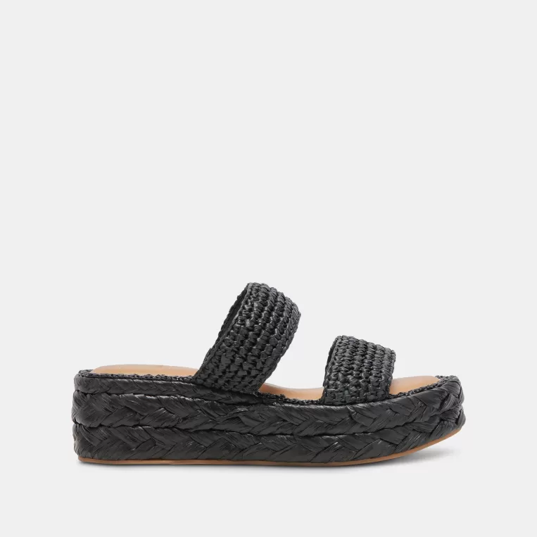 Dolce Vita Sandals^CORLA SANDALS ONYX RAFFIA