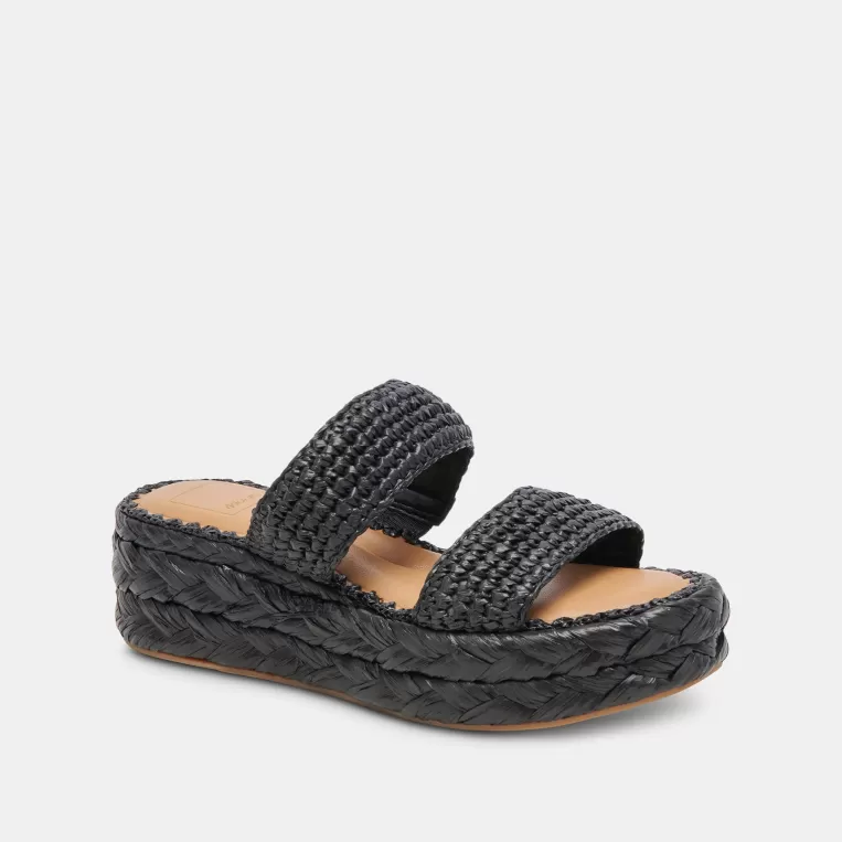 Dolce Vita Sandals^CORLA SANDALS ONYX RAFFIA