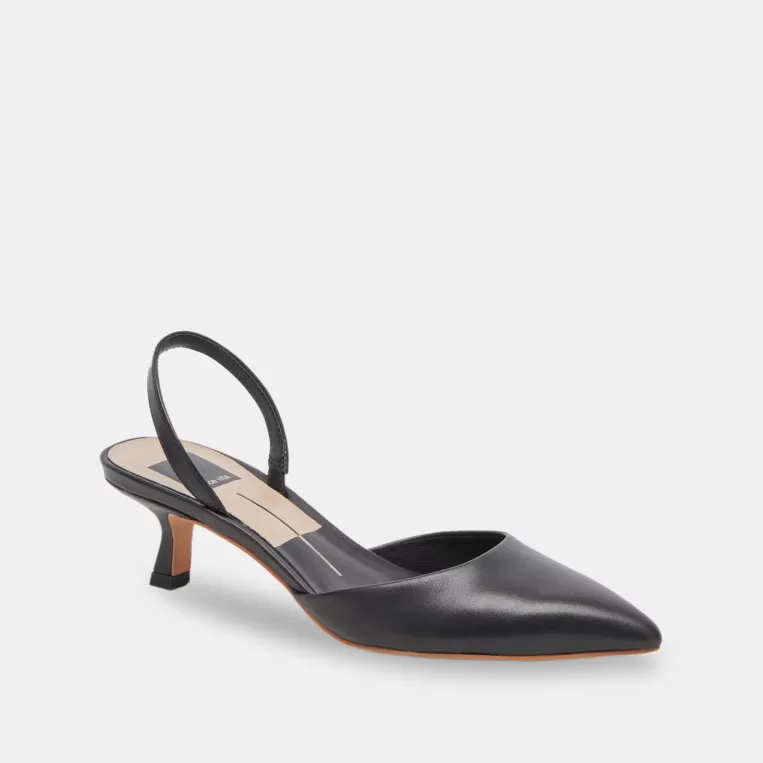 Dolce Vita Wide Widths | Heels^CORSA WIDE HEELS BLACK LEATHER