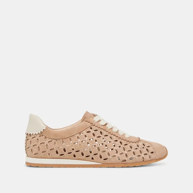 Dolce Vita Sneakers^DANIE EYELET PERF SNEAKERS CAMEL SUEDE