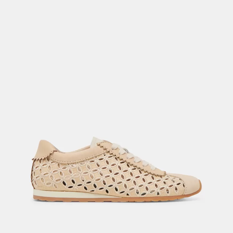 Dolce Vita Sneakers^DANIE EYELET PERF SNEAKERS LT NATURAL RAFFIA