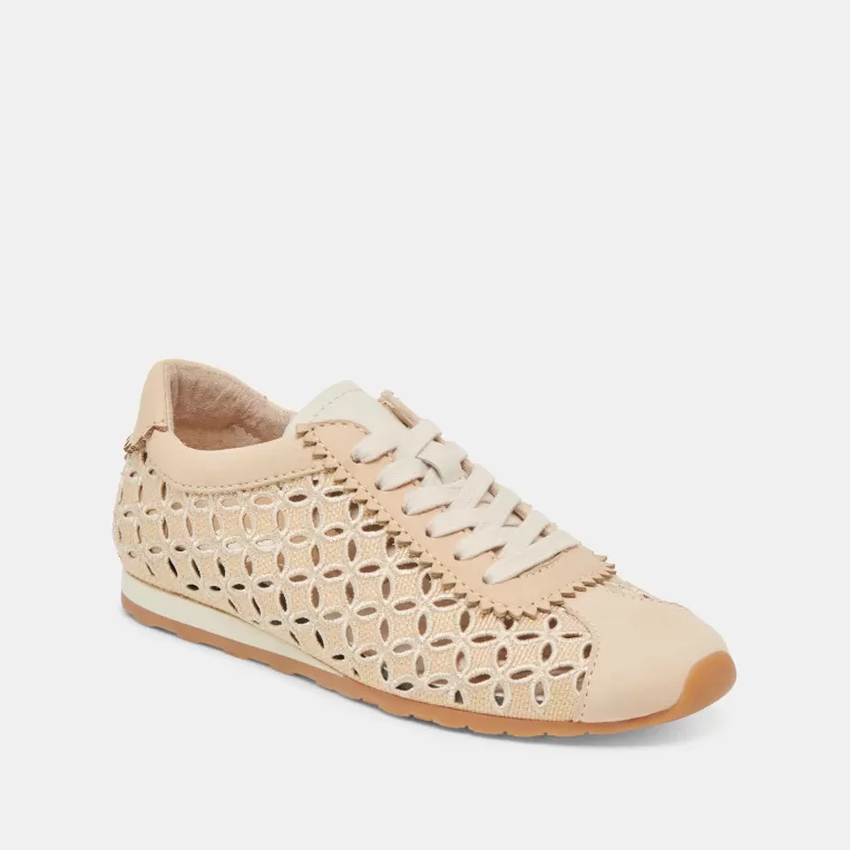 Dolce Vita Sneakers^DANIE EYELET PERF SNEAKERS LT NATURAL RAFFIA