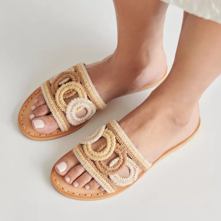 Dolce Vita Sandals^DANY SANDALS NATURAL MULTI RAFFIA