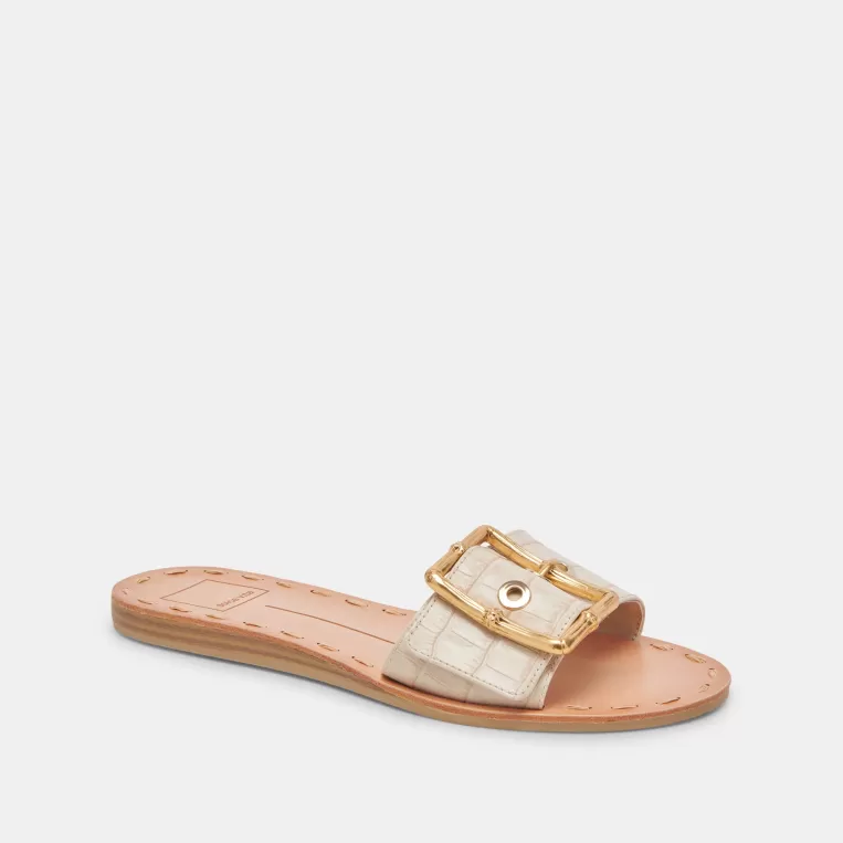 Dolce Vita Sandals^DASA SANDALS BONE EMBOSSED LEATHER