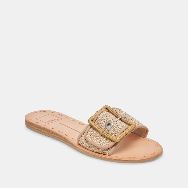 Dolce Vita Wide Widths | Sandals^DASA WIDE SANDALS WHITE NATURAL RAFFIA