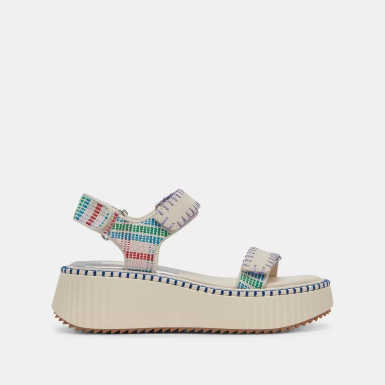 Dolce Vita Sandals^DEBRA SANDALS IVORY MULTI NUBUCK