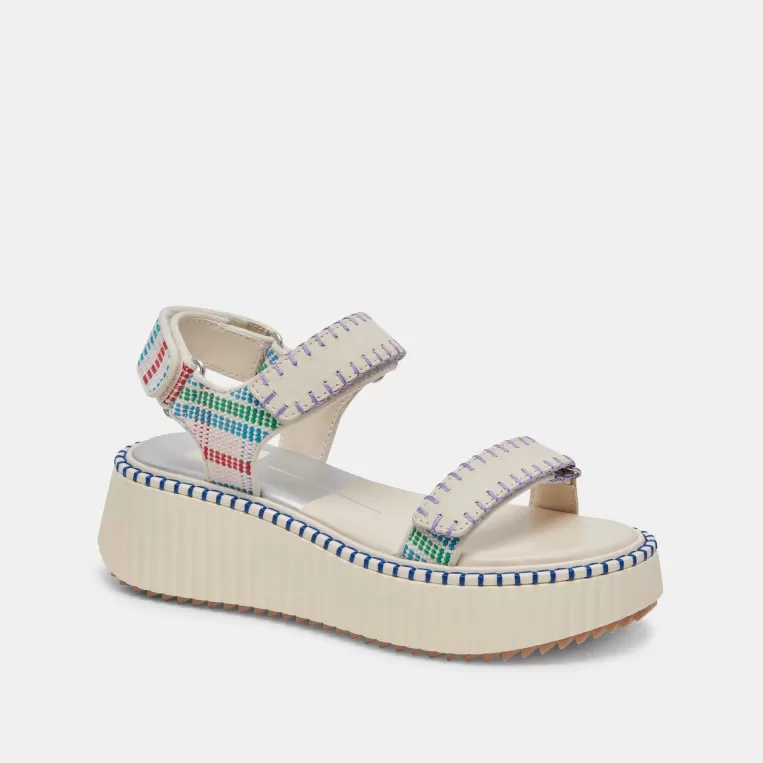 Dolce Vita Sandals^DEBRA SANDALS IVORY MULTI NUBUCK