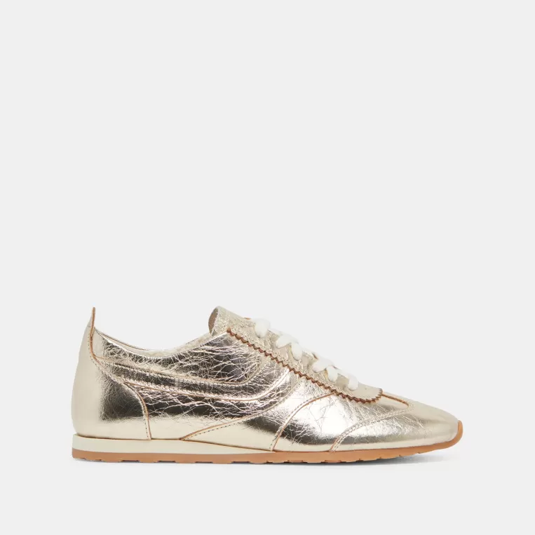 Dolce Vita Make It Metallic | Sneakers^DELANY SNEAKERS LIGHT GOLD CRINKLE PATENT